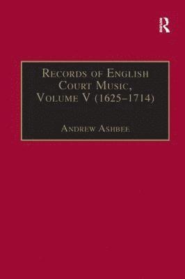 Records of English Court Music 1