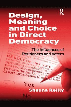 Design, Meaning and Choice in Direct Democracy
