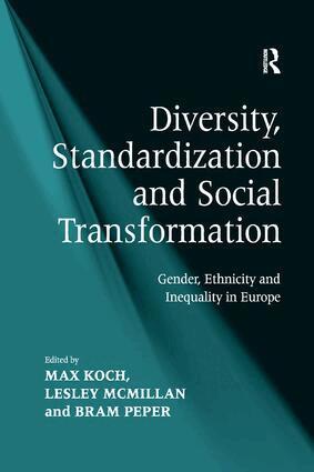 Lesley McMillan, Max Koch - Diversity, Standardization and Social Transformation, Häftad