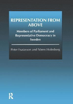 Peter Esaiasson, Sören Holmberg, Soren Holmberg - Representation From Above, Häftad