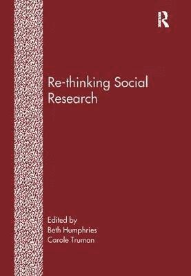 bokomslag Re-Thinking Social Research