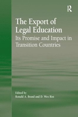 bokomslag Export of Legal Education