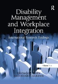 bokomslag Disability Management and Workplace Integration