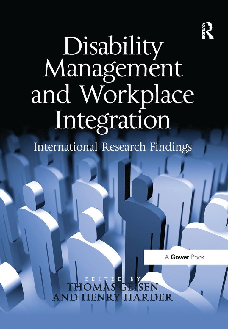 Henry G. Harder, Thomas Geisen - Disability Management and Workplace Integration, Häftad