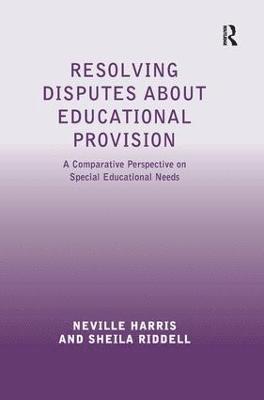 Resolving Disputes about Educational Provision 1