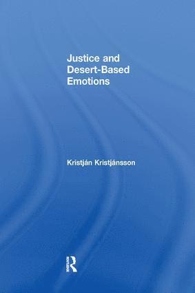 bokomslag Justice and Desert-Based Emotions