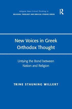 New Voices in Greek Orthodox Thought