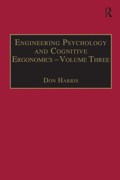 bokomslag Engineering Psychology and Cognitive Ergonomics