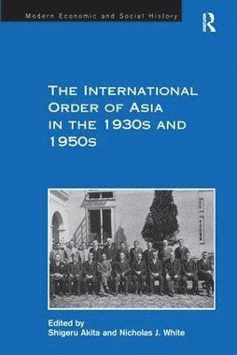 bokomslag International Order of Asia in the 1930s and 1950s