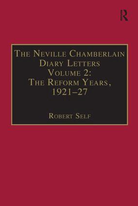 Robert Self - Neville Chamberlain Diary Letters, Häftad
