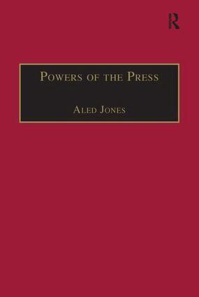 Aled Jones - Powers of the Press, Häftad