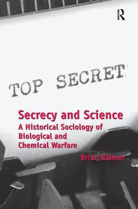 Brian Balmer - Secrecy and Science, Häftad