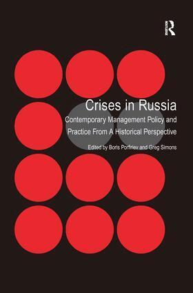 Boris Porfiriev, Greg Simons - Crises in Russia, Häftad