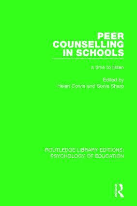 Helen Cowie, Sonia Sharp - Peer Counselling in Schools, Häftad