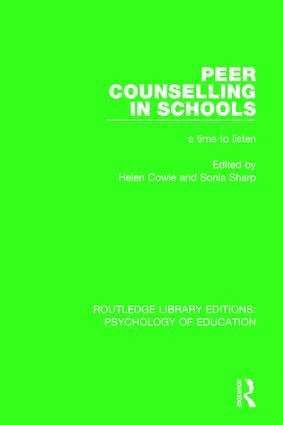 Helen Cowie, Sonia Sharp - Peer Counselling in Schools, Häftad