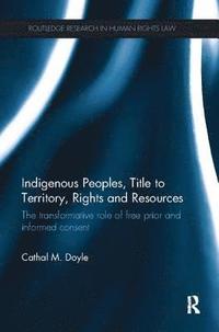 bokomslag Indigenous Peoples, Title to Territory, Rights and Resources