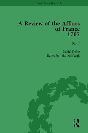 John McVeagh - Defoe's Review 1704-13, Volume 2 (1705), Part I, Inbunden