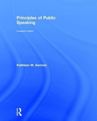 Principles of Public Speaking 1