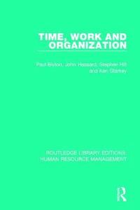 bokomslag Time, Work and Organization