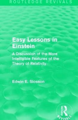 Routledge Revivals: Easy Lessons in Einstein (1922)