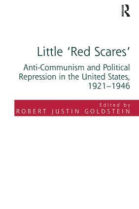 Robert Justin Goldstein - Little 'Red Scares', Häftad
