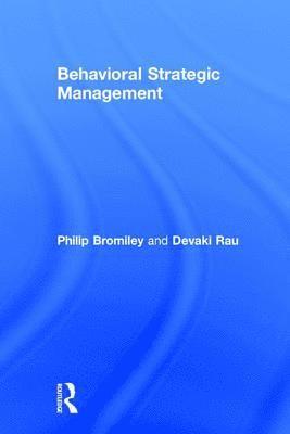 Behavioral Strategic Management 1