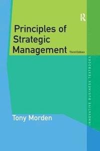 bokomslag Principles of Strategic Management