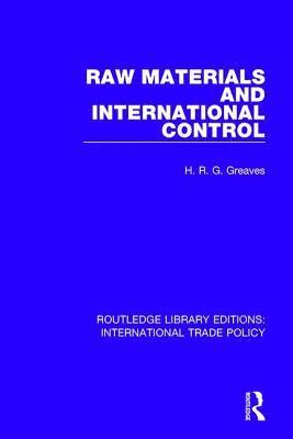 Raw Materials and International Control 1