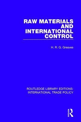 Raw Materials and International Control 1