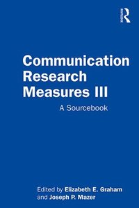 bokomslag Communication Research Measures III