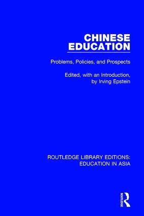 Irving Epstein - Chinese Education, Inbunden