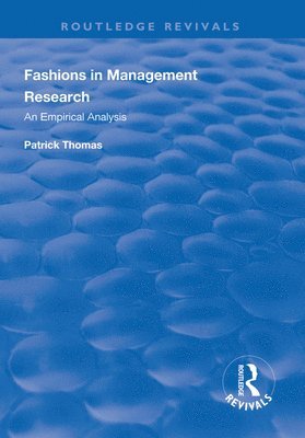 Fashions in Management Research 1