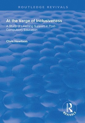 Chris Hewitson - At the Verge of Inclusiveness, Häftad
