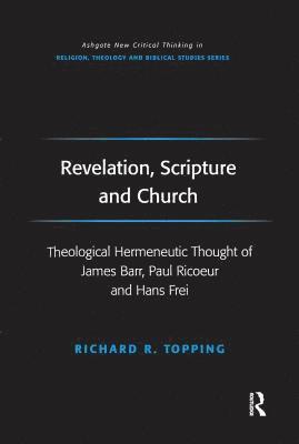 Revelation, Scripture and Church 1