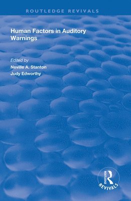 bokomslag Human Factors in Auditory Warnings