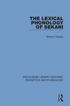 Sharon Hargus - Lexical Phonology of Sekani, Inbunden