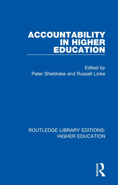 bokomslag Accountability in Higher Education