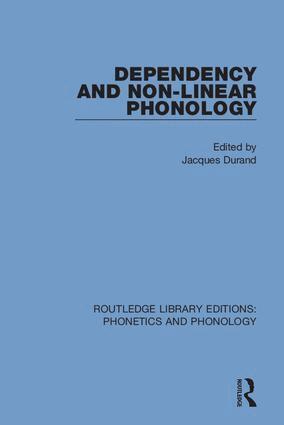 Jacques Durand - Dependency and Non-Linear Phonology, Inbunden