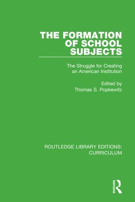 Formation of School Subjects 1