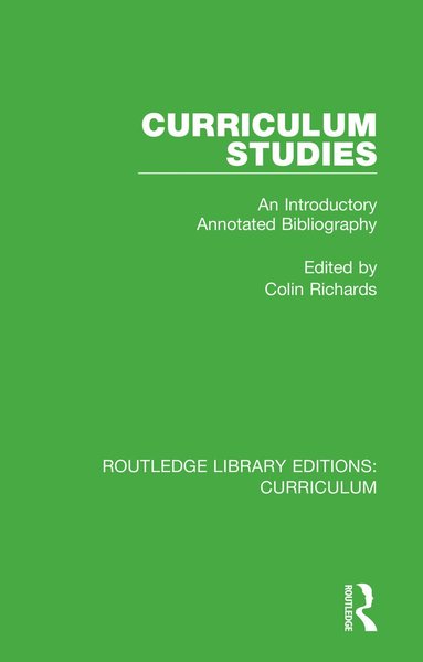 bokomslag Curriculum Studies