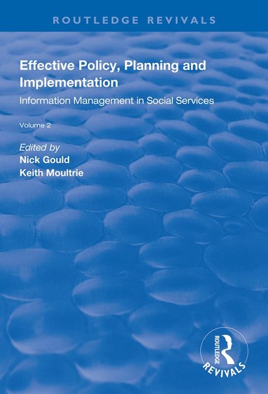 Nick Gould, Keith Moultrie - Effective Policy, Planning and Implementation, Häftad