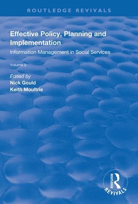 Effective Policy, Planning and Implementation 1