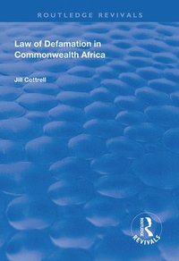 bokomslag Law of Defamation in Commonwealth Africa