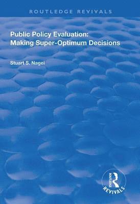 Public Policy Evaluation