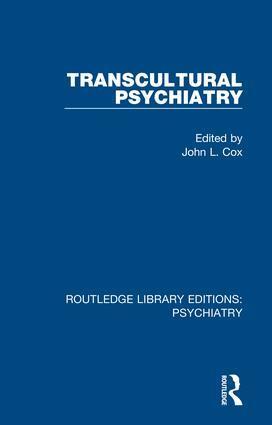 John L. Cox - Transcultural Psychiatry, Inbunden