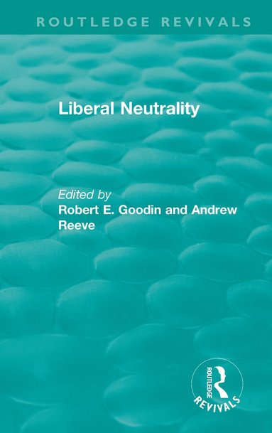 bokomslag Liberal Neutrality