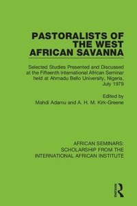 bokomslag Pastoralists of the West African Savanna