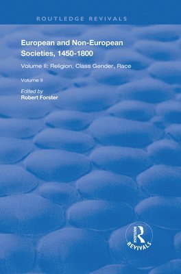 Robert Forster - European and Non-European Societies, 1450–1800, Häftad