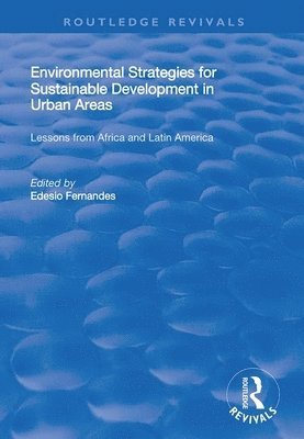 bokomslag Environmental Strategies for Sustainable Developments in Urban Areas