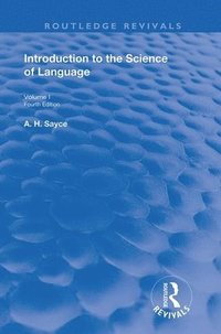 bokomslag Introduction to the Science of Language